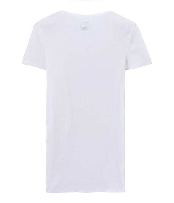 Women's light cotton tee LAIT white