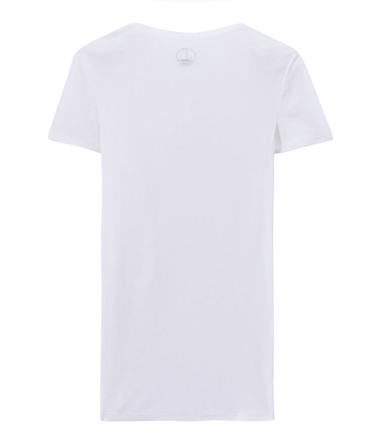 Women's light cotton tee white