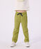 Children's cotton trousers MOSS green