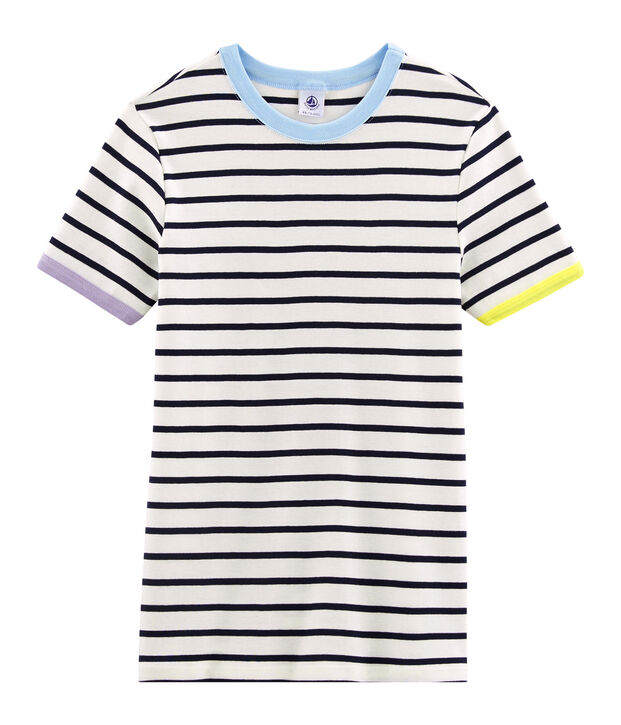 Women's Iconic T-Shirt white/blue