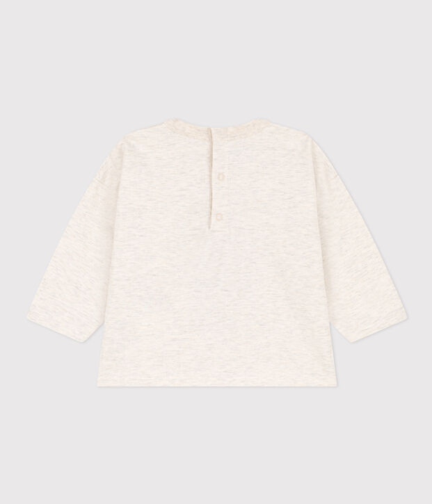 Babies' Long-Sleeved Jersey T-Shirt MONTELIMAR CHINE