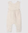 Baby girl's long dungarees MONTELIMAR CHINE beige