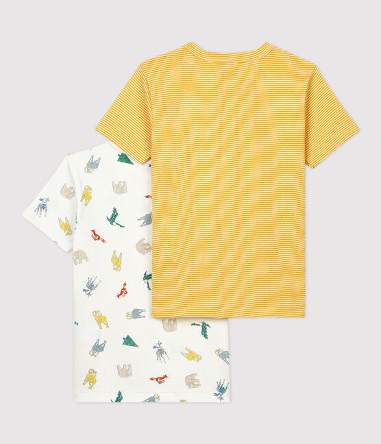 Boys' Mountain Sheep Print Short-Sleeved Organic Cotton T-Shirts - 2-Pack variante 1