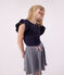 Girls' Cotton T-Shirt SMOKING blue