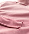 Women's Iconic Striped Cotton Polo Neck SANGRIA red/MARSHMALLOW