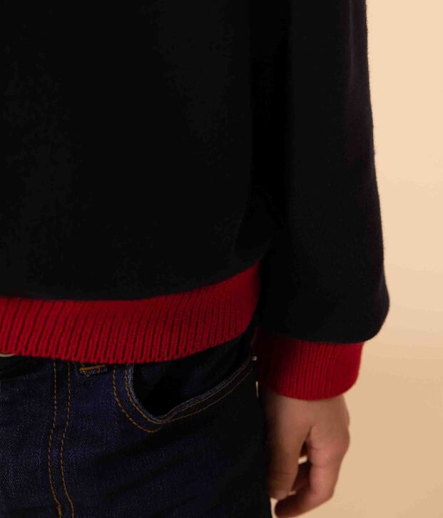 Children's unisex printed fleece sweatshirt SMOKING