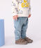 Babies' trousers in plain terry velour GOBELIN