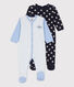 Pinstripes and Stars Cotton Sleepsuits - 2-Pack