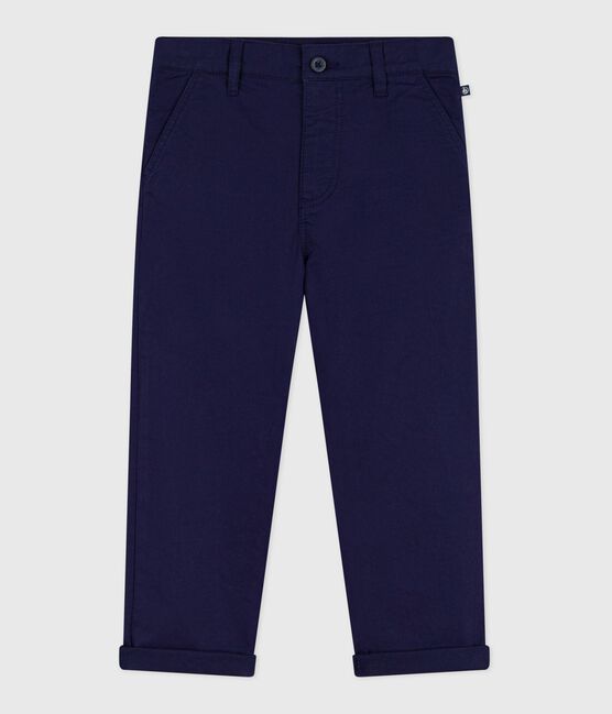 Children's cotton trousers SOIR blue