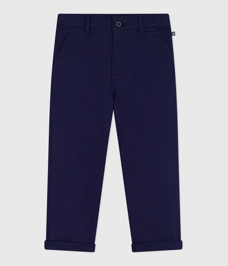 Children's cotton trousers blue