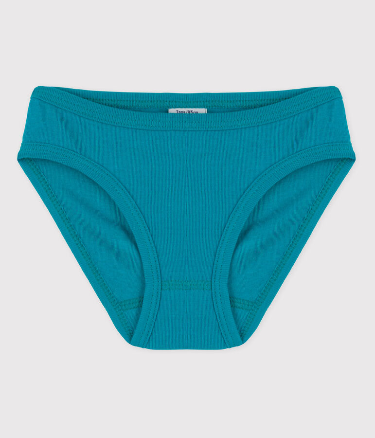 Girls' Cotton Briefs green