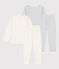 Boys' Pinstriped Cotton Pyjamas - 2-Pack variante 1