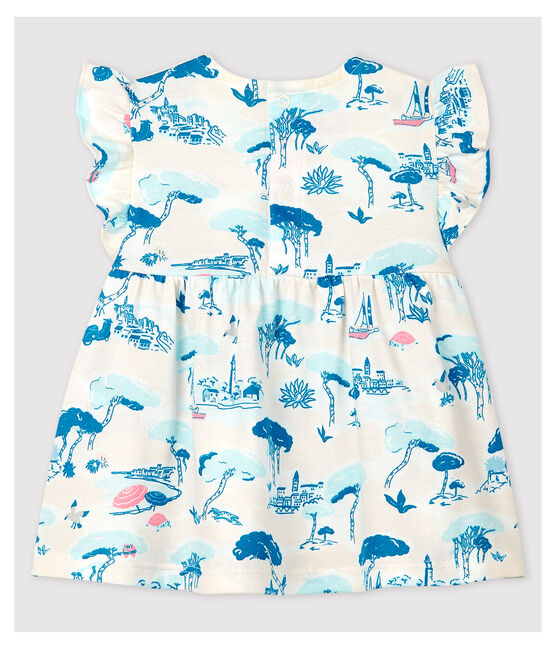 Baby Girls' Sleeveless Jersey Print Blouse MARSHMALLOW white/MULTICO white