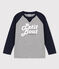 Tee-shirt manches longues en jersey enfant garçon SUBWAY grey/SMOKING blue