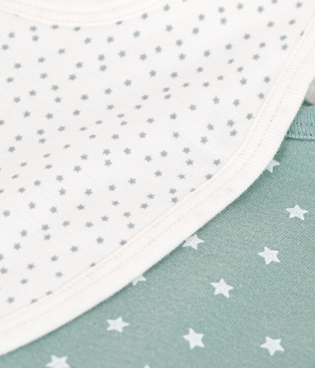 Printed Cotton Baby Bibs - 2-Pack multicolor