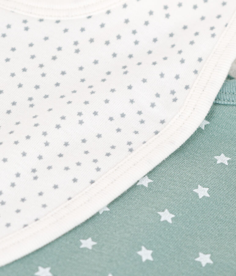 Printed Cotton Baby Bibs - 2-Pack multicolor