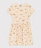 Girls' Cotton Print Dress AVALANCHE white/MULTICO