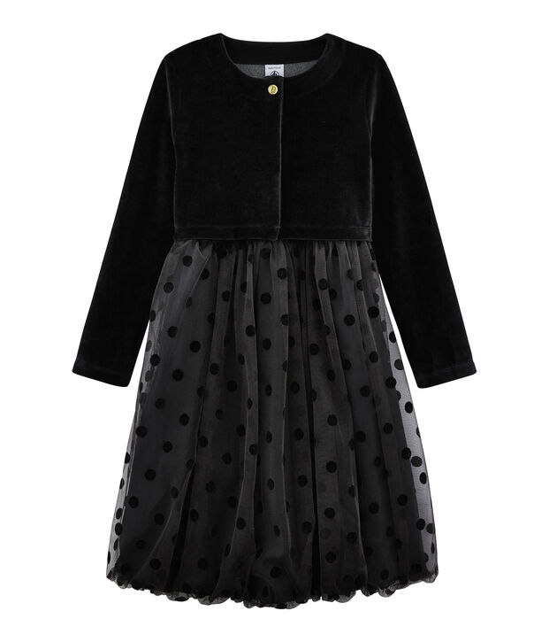 Girls' Dress + Bolero Ensemble multicolor