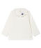 Baby Girls' Long-Sleeved Plain Blouse MARSHMALLOW CN white