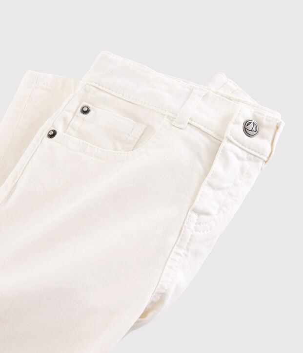 Boys' Serge Trousers white