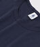 Women's Iconic Organic Cotton T-Shirt With Decorative Stitching SMOKING blue