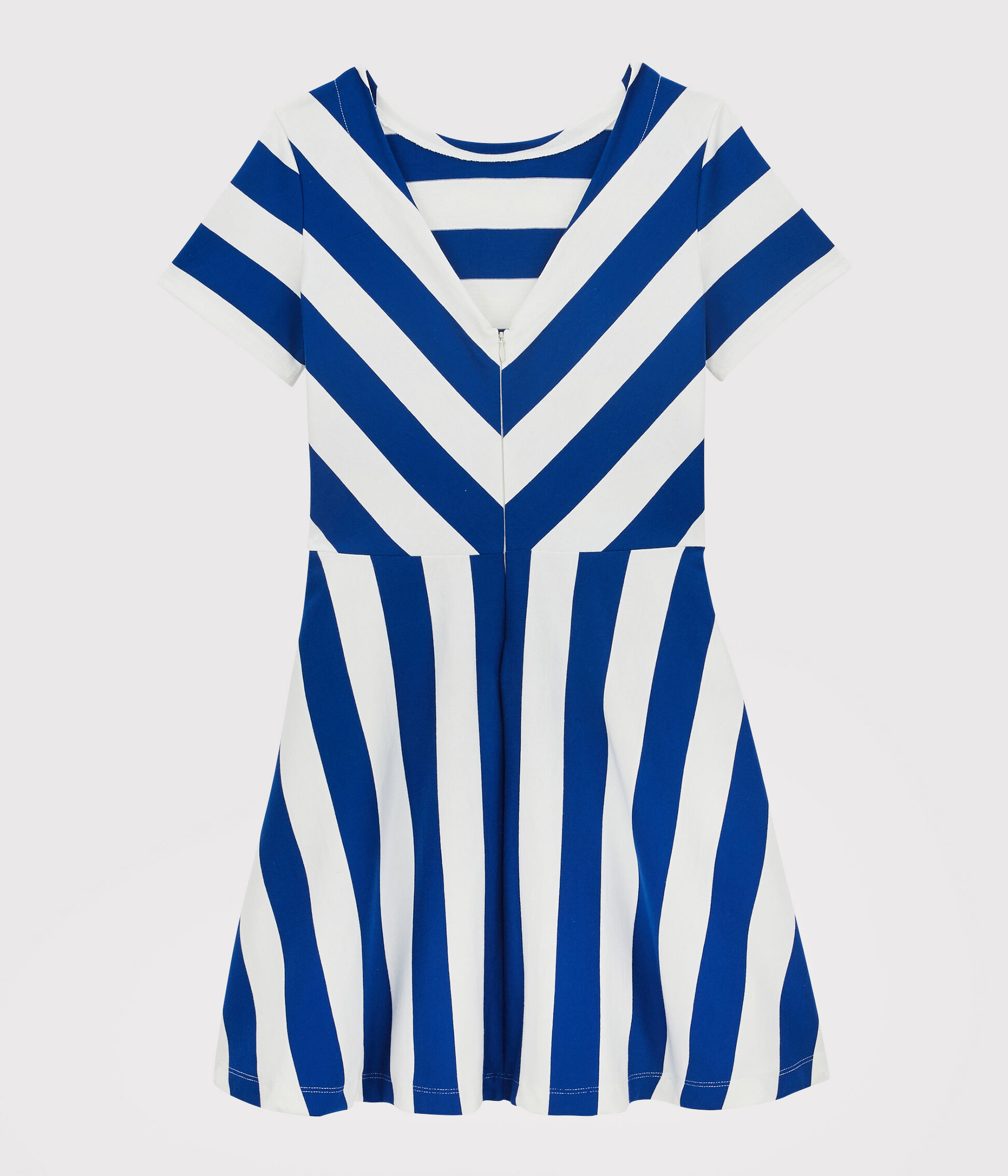 Striped dress shop short sleeve
