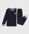 Children's Unisex Terry Towelling Pyjamas SMOKING blue