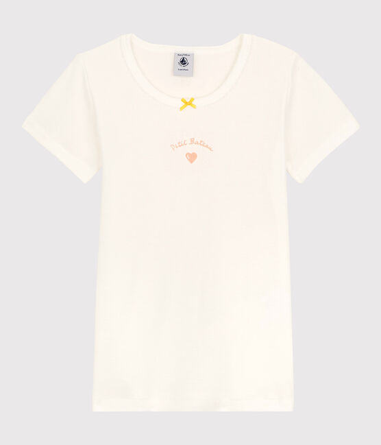 Girls' Heart Print Short-Sleeved Cotton T-Shirts - 2-Pack variante 1