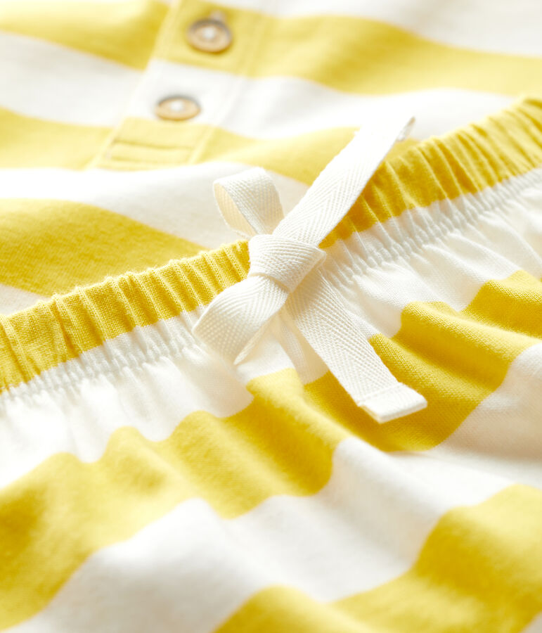 Babies' Jersey Striped Clothing - 2-Piece Set ORGE yellow/MARSHMALLOW white
