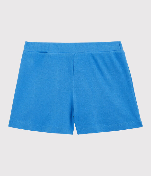 Girl's Cotton Shorts blue