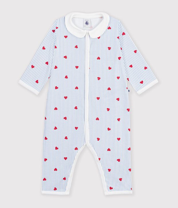 Pyjama b&eacute;b&eacute; en coton sans pieds imprim&eacute; c&oelig;urs white/multicolor