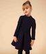 Girls' long-sleeved plain dress