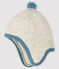 Baby Boys' Marled Grey Knit Bonnet BELUGA CHINE grey
