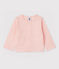 Baby Girls' Ribbed Cardigan MINOIS pink/ECUME white