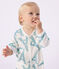 Babies' Eiffel Tower print cotton pyjama suit MARSHMALLOW /MIMI