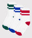 Children's plain cotton socks - 3-pack