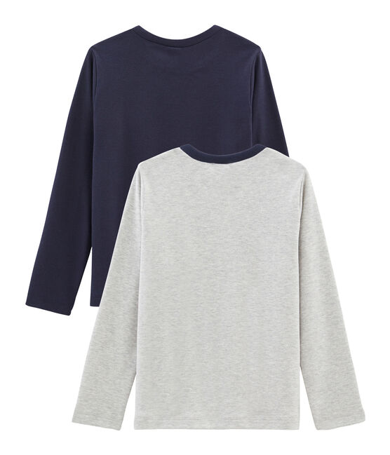 Boys' Plain and Screen Printed T-Shirts - 2-Piece Set variante 1