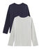 Boys' Plain and Screen Printed T-Shirts - 2-Piece Set variante 1