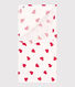 HEART PRINT COTTON GAUZE MUSLIN FOR BABY