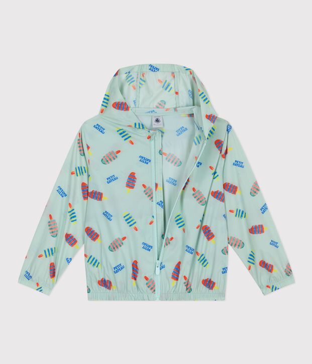 CHILDREN'S ULTRA-LIGHTWEIGHT WINDBREAKER blue/multicolor