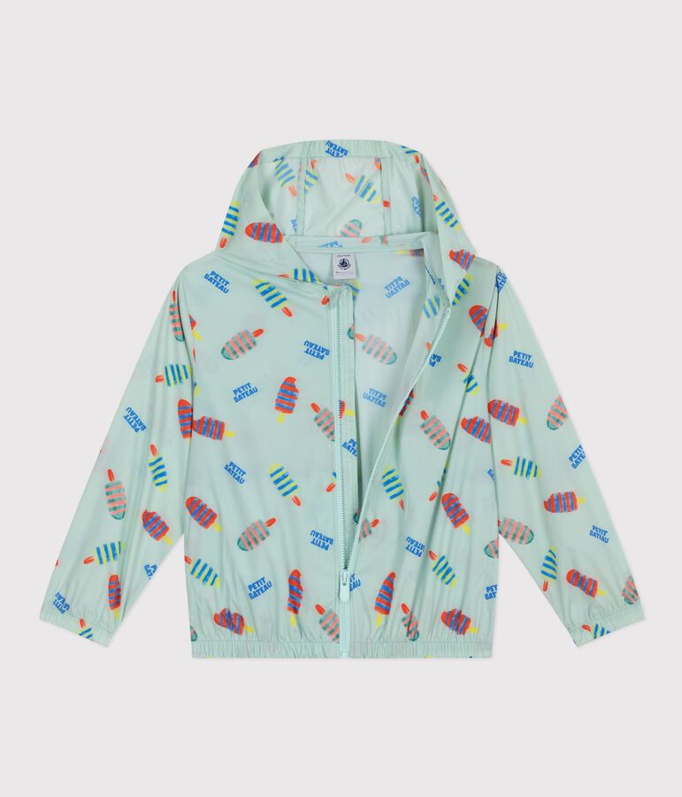 CHILDREN'S ULTRA-LIGHTWEIGHT WINDBREAKER blue/multicolor