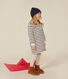Girls' long-sleeved brushed fleece dress