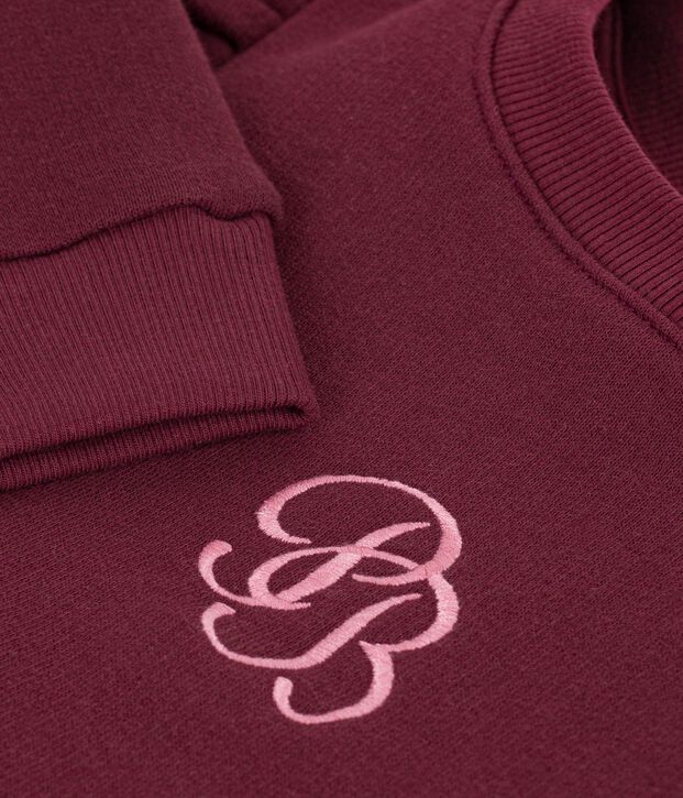 Children's plain cotton sweatshirt TRUFFE