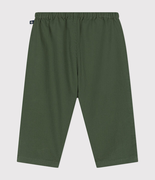 Babies' Cotton/Linen Trousers green
