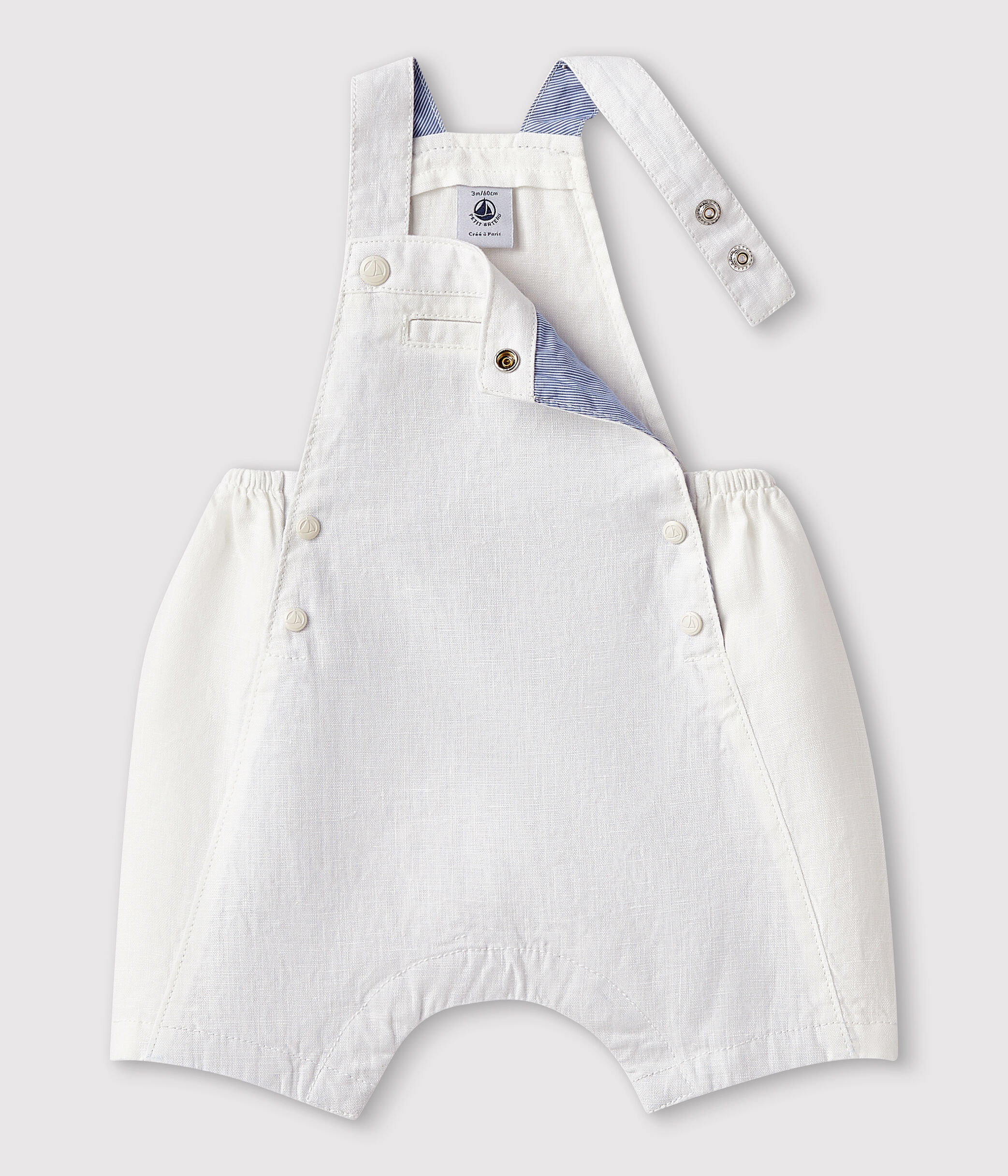 boys linen dungarees