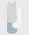 Babies' Sleeveless Pinstriped Cotton Bodysuits - 3-Pack variante 1