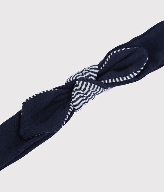 Girls' Cotton Hairband SMOKING blue