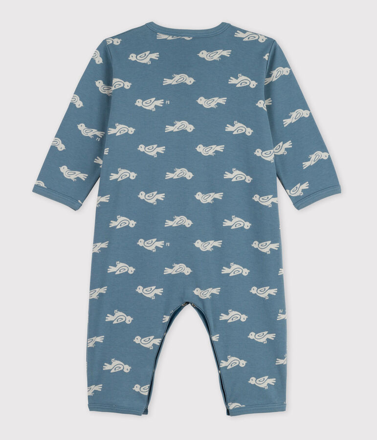 Babies' Footless Sleepsuit blue/white