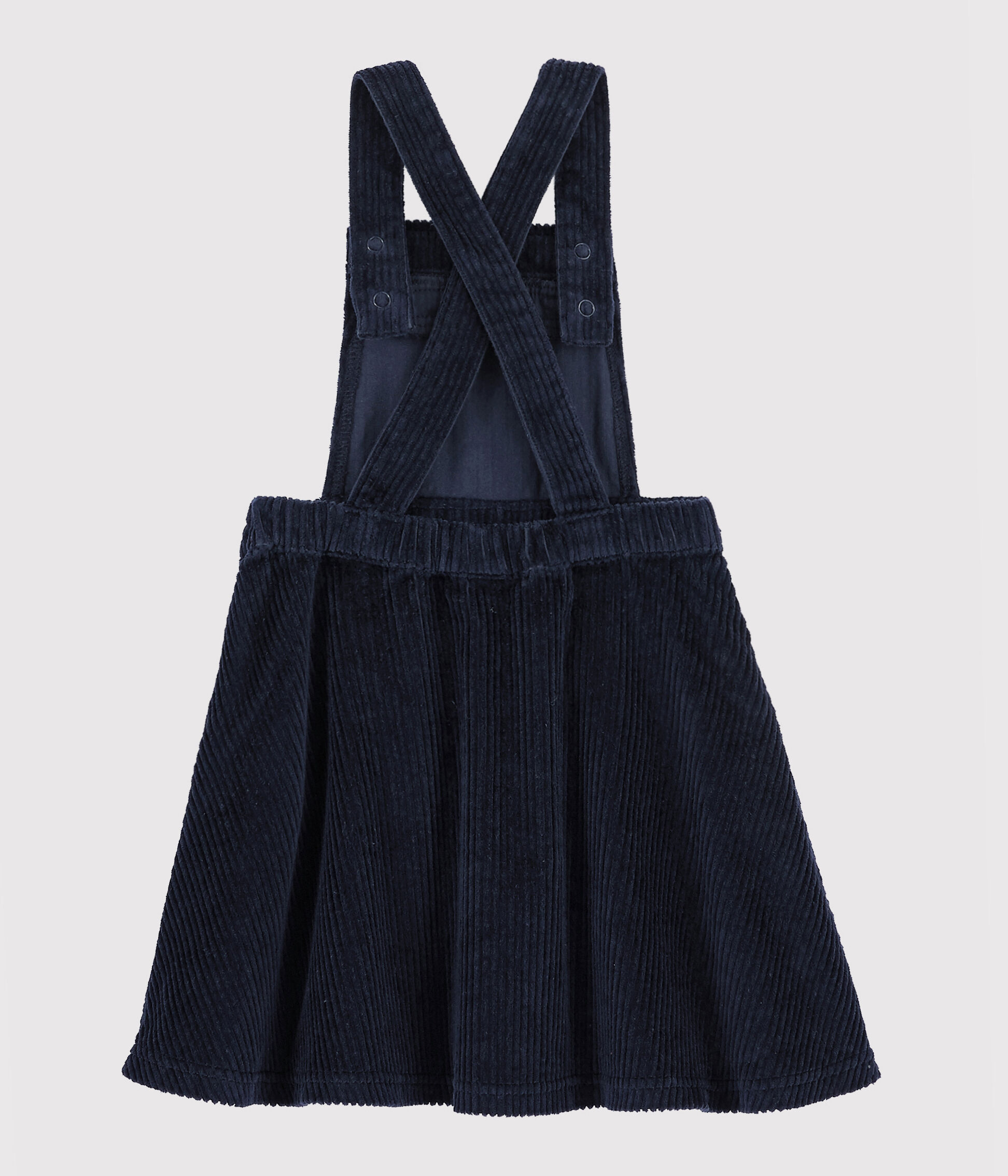 Girls Corduroy Dungaree Dress SMOKING Petit Bateau