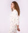 Women's cotton terry pyjamas printed with hearts Ecru/multicolor